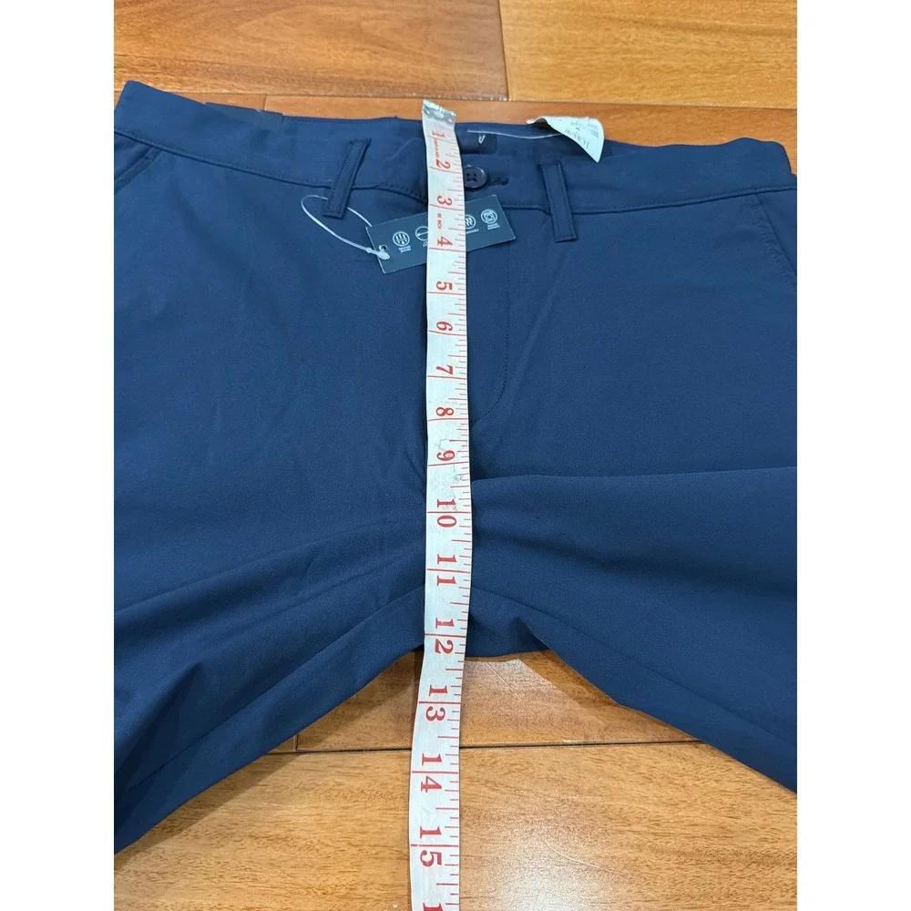 NWT J.Crew Tech Pant Mens Navy Blue Slim Fit Flex Stretch 29x32